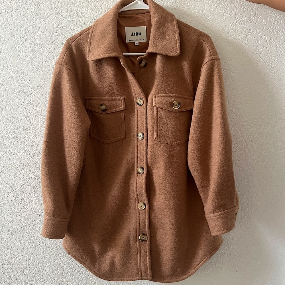 J.ING Burly wood Shacket